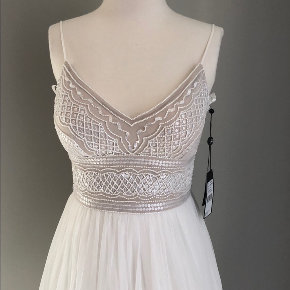 Adrianna Papell beaded bodice Formal wedding - Picture 6 of 8